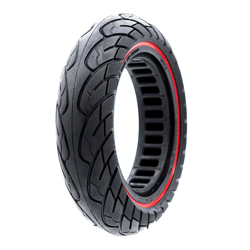 Ultralicht massief wiel 10x2.5-6.1/B34 - rode lijn [Nedong]
