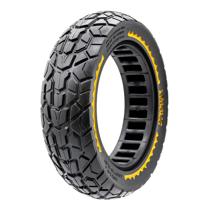 Ultralicht massief offroad wiel 10x2.5/B44 - geel [Nedong]