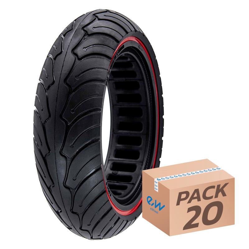 Ultralicht Volle band 9.5x2.5 rood voor NIU  - 20st