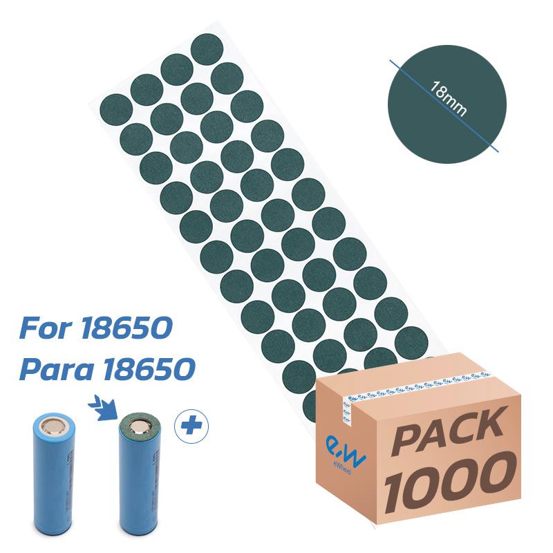 Positieve isolatie vezel pakking 18650 - 1000st