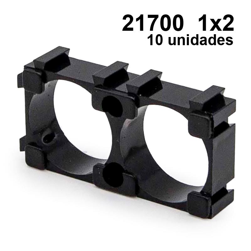 21700 Batterijhouder 1x2 - 10 stuks