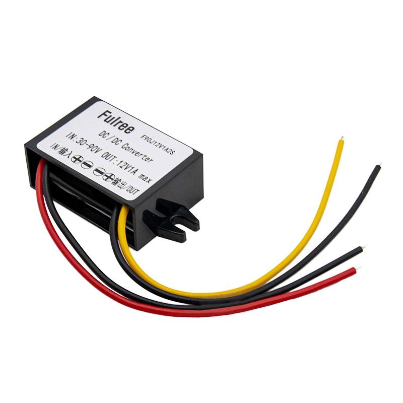 DC converter 30-90VDC naar 12V 1A