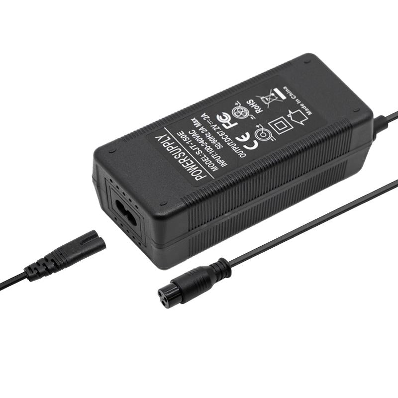 Oplader 36v (uitgang 42v) 2A connector GX16