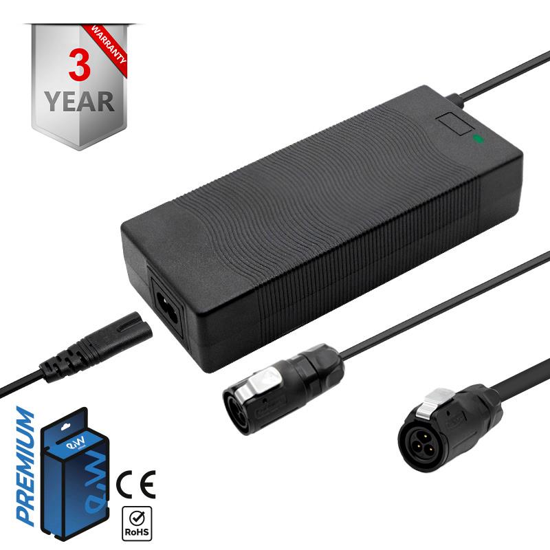 Premium lader 52V (uitgang 58,1V) 2A connector LP16 voor Dualtron Mini 