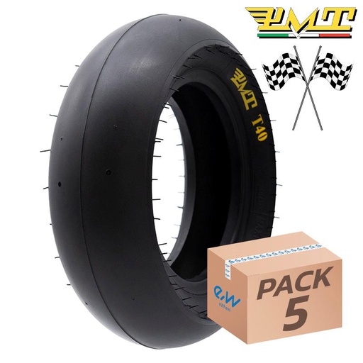 [LCMM492] Radiaal tubeless band T40 Slick 90/65R6,5 [PMT] - 5st