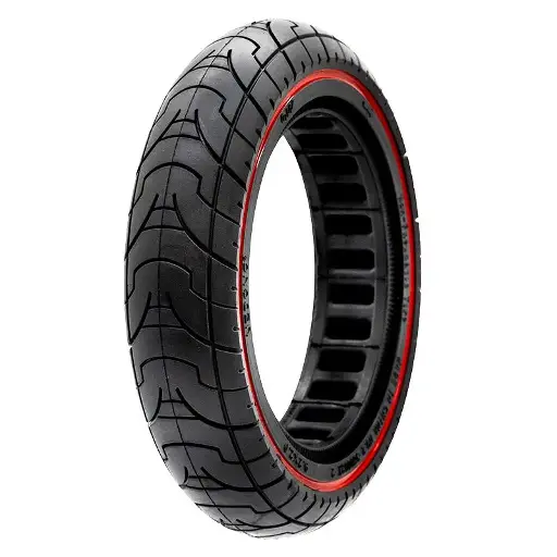 [44779] Ultralicht massief wiel 9.2x2-6.1/B34 - rode lijn 