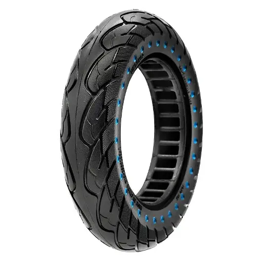 [67243] Ultralichte massieve velg 10x2,125-6,1/B34 - blauwe stippen [Nedong]