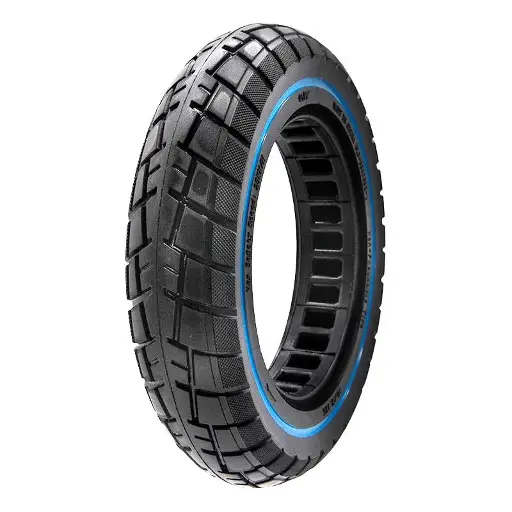[CFK172] Ultralicht massief offroad wiel 10x2,125-6,1/B34 blauwe lijn 