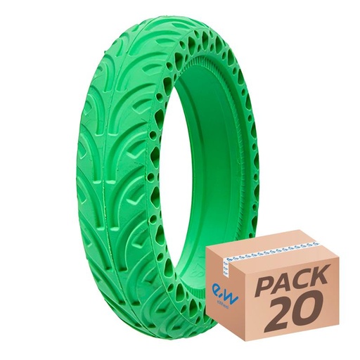 [L18688-08] Massieve velg 8.5x2-6.1/B34 V3 - groen - 20st