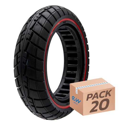 [LCFK176] Ultralicht massief offroad wiel rood lijn 60/70-6,5/B44  - 20st