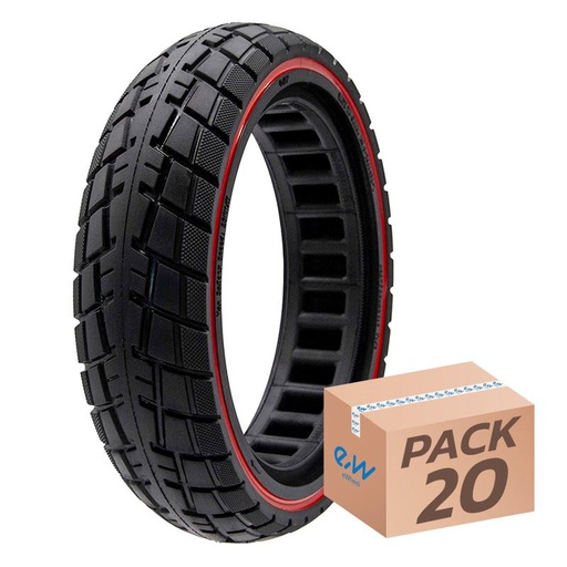 [LCFK179] Ultralichte Volle band 8.5x2-6.1/B34 offroad rood lijn  - 20st
