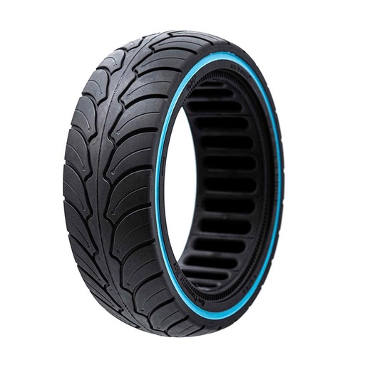 [RRM-002] Ultralichte massieve velg 8.5x2.5-6.1/B58 - blauwe lijn (geldig voor Dualtron Mini) 