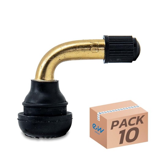 [RND023] Tubeless ventiel curve 90° - PVR 70 - 10st