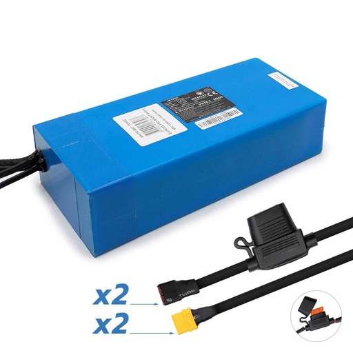 [EWM616] 48V 12.5A/h Batterij voor Urbanglide ECROSS PRO BOOST Dual Motor/Smartgyro CROSSOVER