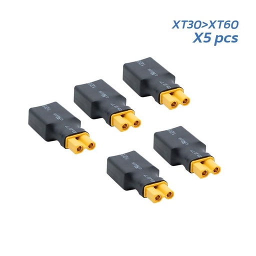 [CMM403] XT30 female naar XT60 male adapter - 5st