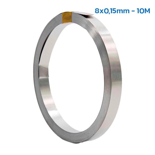 [CSO-003] Nikkel (vernikkeld staal) 8x0,15mm -10M
