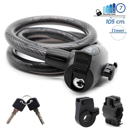 [ACA-002] Kabelslot met sleutel  -110cm