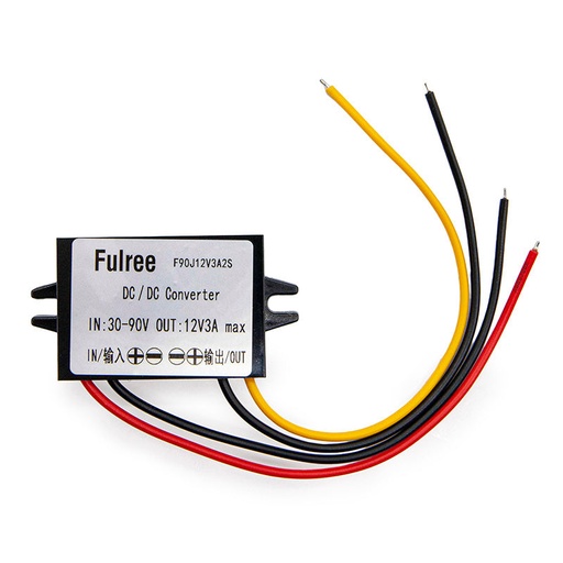 [25678-01] DC converter 30-90VDC naar 12V 3A