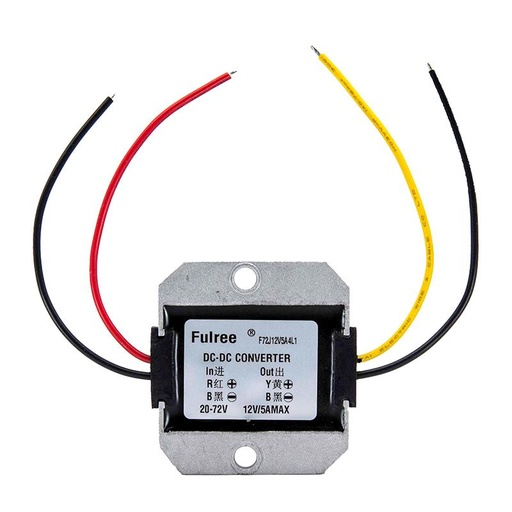 [25678-05] DC converter 20-72VDC naar 12V 5A
