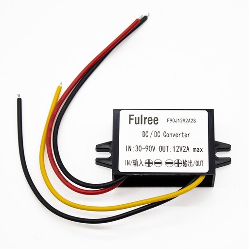 [EDC-001] DC converter 30-90VDC naar 12V 2A