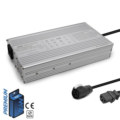 [CMM386] Oplader 52V (uitgang 58,1V) 7A-connector LP16